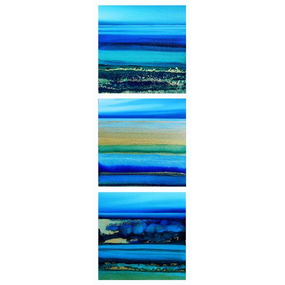 Kylee Turunen - Island Stllness (triptych)